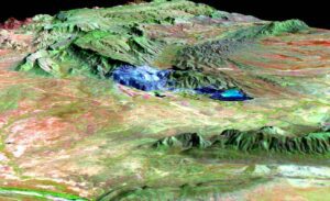 digital elevation model argyle_view_diamond_mine_3d