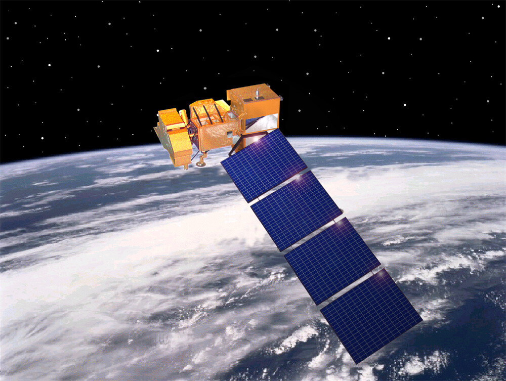 Landsat 7 satellite sensor