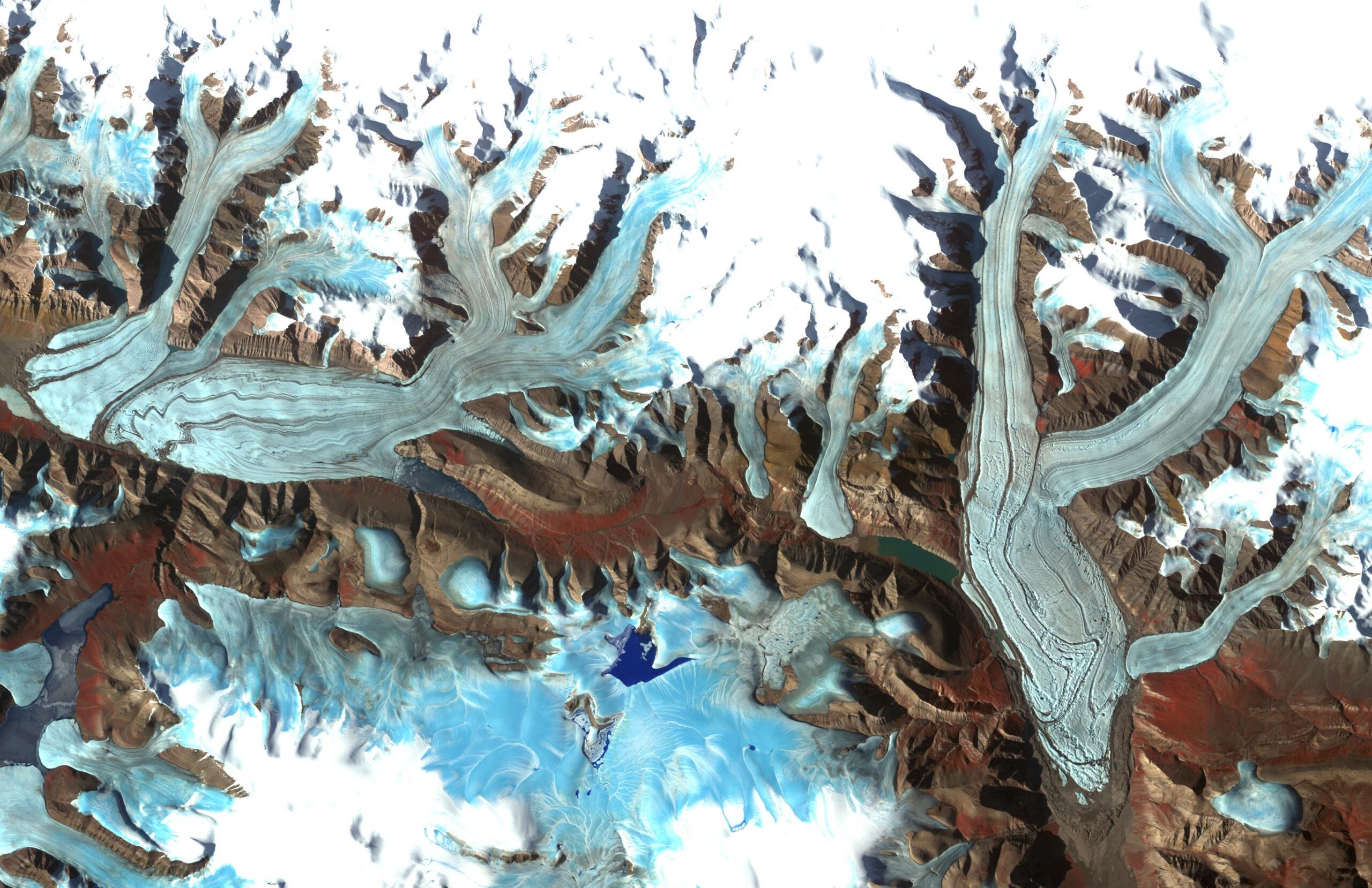 Satellite Image Chapman Glacier