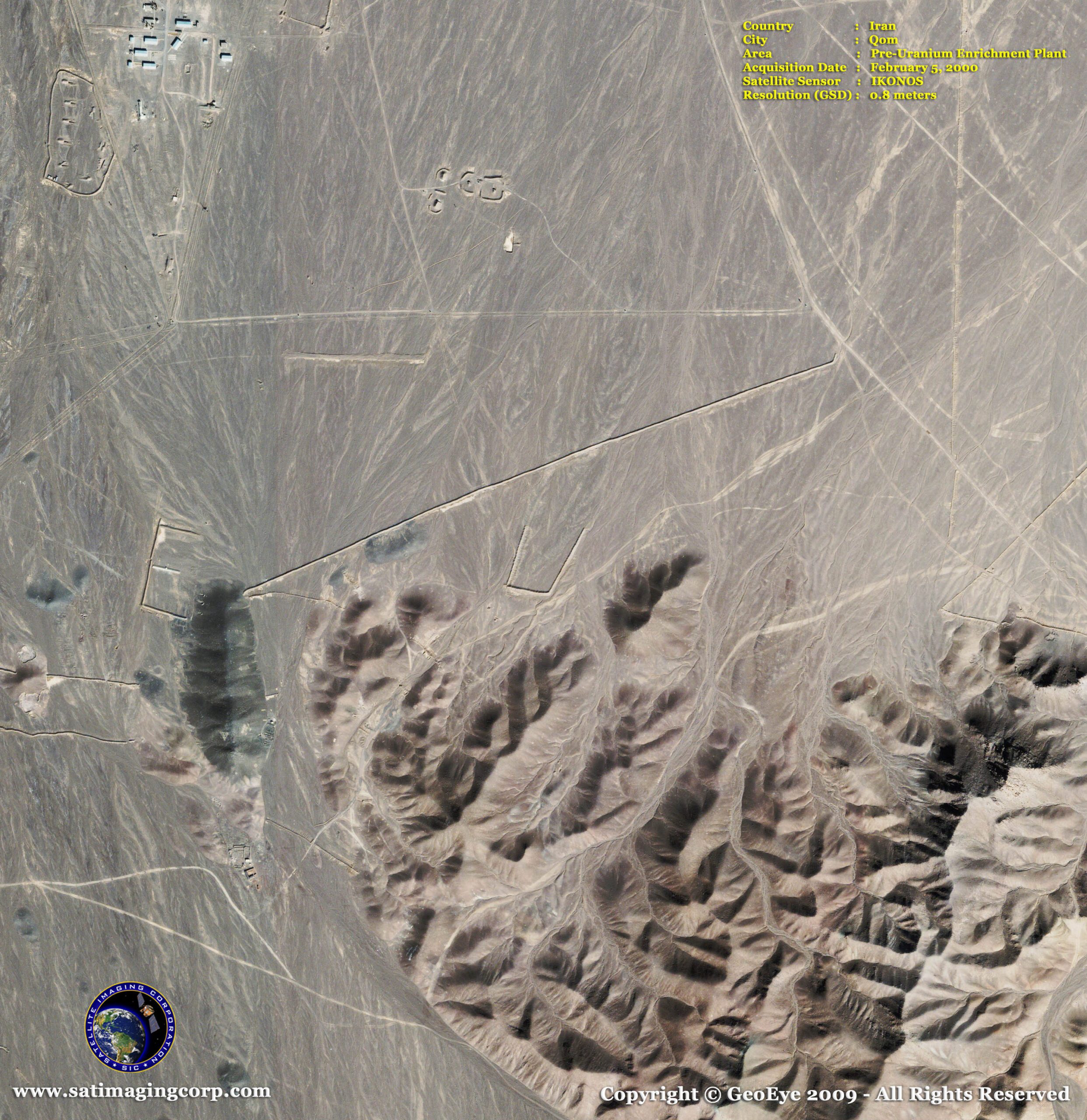 Satellite Maps Iran's Hidden Nuclear Site