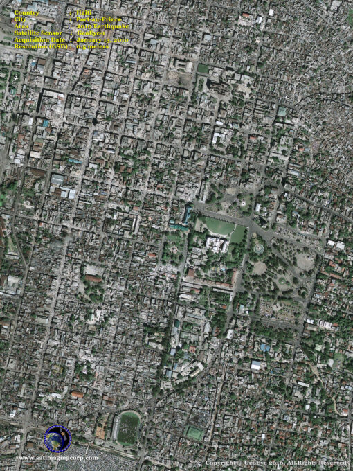 Satellite Maps Haiti Earthquake