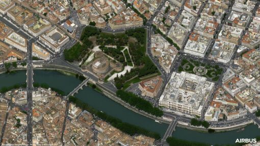 Satelli te image of Rome, Italy (30cm)